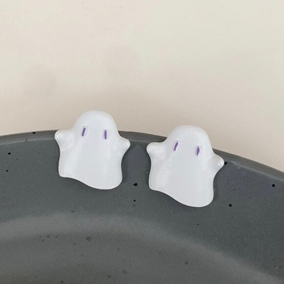 🔥2/$20 Ghost Earrings S925 Silver Pin - Picture 6 of 6